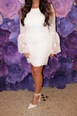 Couldn't have found a better dress for my bridal shower. It fit perfectly and was comfortable. I received endless compliments on the dress. - Taylor B.