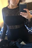 Dress was a little tighter in the arms and around the neck then I expected but overall super cute and sexy. Glad it was long enough on my legs since it's usually hard for me being so tall to find appropriate shorter dresses :) - Francesca A.