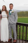 I wore this dress for prom and I felt so beautiful. The top is a little loose and I have an average bust size. The leg slit is perfect and the length is great woth heels. I normally have to get dressed hemmed so this was perfect. I like that the straps are adjustable. Pairs really good with accessories and shoes with pops of color! - Megan T.