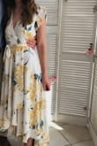 I LOVED this dress. I received so many compliments in this dress and loved the way it fit on me. It looked exactly like the picture and I loved the colors and quality of this dress. I would 100% recommend to anyone thinking about buying this dress!! - Julia E.