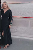 I absolutely loved wearing this dress to my junior prom. It is so soft and moves the way that I do. I did have to alter it a bit because it was a little long, but because its a wrap dress I could tighten/loosen it as I please, along with the tie sleeves. - Ivy G.