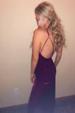 I wore this dress for my sorority's spring long-dress formal, and I got SO many compliments!! The color and fabric of the dress were just as beautiful in person as they are in the pictures online! I ordered a Small and Medium (I'm usually a medium in dresses cause I got a BOOTY LOL), but I saw some comments saying to go down a size, so that's why I also ordered the small. The SMALL ended up fitting PERFECTLY!! 

If it helps with what kind of body type I have: I have an athletic body consisting of a small waist, muscular legs and booty, and broad shoulders/back, and smaller chest :) - Gussie B.