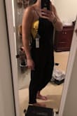 I really love the material of this and the overall concept of it, but I'm not in love with it. It's super comfy and fits really well (I got a small). It'd definitely be a great piece to have, but I think it's too casual to wear any time other than day time. The material is light weight so it may be able to pass in the summer, but it's probably more for 70-75 degree weather. It's perfect if you live in California. I also wish it was cinched or just tighter at the ankles and waist to dress it up a little and make it a little more flattering. (I rolled up the bottom of my right ankle.) It's pretty expensive, so I'm on the fence about keeping it since I'm not sure how much use I could get out of it. - Katie C.