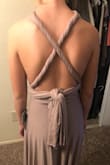 All of my bridesmaids are wearing this dress in my wedding. I bought this one for my junior bridesmaid sister. Love that she can match the girls while still looking modest and age appropriate. You will need pasties/undergarments. - Maddison I.