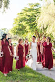 I used these for my bridesmaids and they fit extremely well to everyone's body type. I slipped into the medium just to try it on as well, and it fit me really good. They are a little on the long side and the 2 strips of fabric can overwhelm you at first, but you just have to play around with it. It helps having somebody else there to give you ideas on different ways to wrap this. My only complaint is that we haven't figured out a way to wrap it still being able to wear a bra but not that big of a deal as you can just buy sticky cups! Overall, pleased with this purchase and so were my bridesmaids with the low cost! - Ashley D.