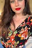 Though it is a bit snug (I have gained some weight recently tho) this bodysuit is incredibly flattering. Loosely fit with great movement. I got many compliments. Pair it with a washed pair of Levis and bold red lip and sandal heel and you have the perfect date night look. My favorite go to look for when I go out now. Would buy more colors if they were available. - Katherine N.