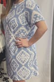 I'm in between sizes and ordered an XL instead of a large, and I probably should have ordered a large instead! It's a little big on me, but still very cute. - Ashley V.