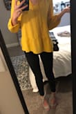 I ordered these shoes so that I'd have a cute heel to wear with pants and casual tops for work to dress it up a big, and they definitely meet that goal! They are super cute, and the bow detail is so unique. You do have to tie them pretty tight so that they hold onto your ankle well, but that's no big deal. Also, I am normally an 8.5/9 in shoes, but had to order an 8 after receiving my 8.5 and then being way too big. You definitely don't want a pair too big for this shoe since the strap holding them on your foot is the bow tie. If you get the right size though, they're great! - Sarah L.
