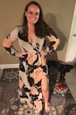 This dress is beautiful & super comfortable. They only issue I came across was that it's right under the arm pits. I have to have my boyfriend take it off because I'm worried it's going to rip if I try myself. But other than that this dress is awesome. I can not wait to wear this dress to an event. - Ashley P.