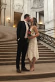 Wore this to our casual marriage ceremony at City Hall. Was perfect for the occasion and was so flattering. Felt comfortable wearing without a bra and stayed to shape all night. Photographs like a dream! - Hayley O.