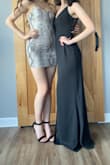 This dress was gorgeous! The only problem I had was that it was kind of long and I did not have time to alter it. The slit was also more towards the middle of the dress but I was okay with that!! I was satisfied overall. :) - Nicole R.