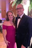 I ordered this dress in small and medium to see which fit better and I went with the small. Wore to a gala and got sooooo many compliments. The magenta color is such a pretty pop. The material was the perfect weight. Because I'm 5'1, I did get about 4" cut off the bottom. - Heather F.
