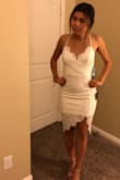 I love this dress. It was a little tight on the chest area but everything else fits great. I'm getting this dress for a special occasion in June. I also let my daughter try this dress on, so idk who will end up wearing this dress! - Amy V.