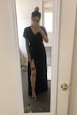 My friends who were also attending the wedding with me picked this out for me because I was skeptical. I trusted them and I'm so in love. I got a ton of compliments and the dress was gorgeous and so comfy. Only thing was, it was a tad long. I'm 5'6" and if I wasn't in heels the dress as touching the floor. Definitely see Lulus becoming an obsession. - Tomeka P.