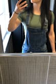 Probably the best fitting shirt I have. I finally found my favorite shade of army green. So soft. I'm getting it in white, too. - Dina M.