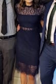 I wore this dress to a charity gala (cocktail attire) and received so many compliments! It showed off my figure but was still very comfortable. I sometimes wear mediums because I'm a little taller and have broad shoulders, but I went with a small in this. I'm glad I did. I can't wait to wear this dress again to a wedding this summer! - Meaghan D.