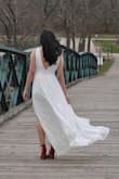 I wore this for my senior prom! Such a simple but classy dress that was comfortable for the whole night and looked great in photos. - Jessica S.