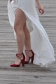 Wore these at prom with a white dress, looked and fit great and were a nice pop of color! - Jessica S.
