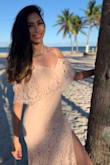 Amazing dress, super comfortable and stylish, perfect for any occasion. I ordered first a Small size because of my hips but it didn't fit on me, I noticed that it runs large, so I returned it and I bought a XS size, which fit perfectly. I wore it for my brother's wedding which was at the beach. My boyfriend chose it for me and he truly loved it from the beginning. I sincerely fell in love with LULUS and it's my favorite online store now! - ANDREA S.