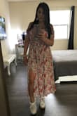The dress fits like a glove, it's very pretty, the quality is good. Overall it's perfect. - Manuela U.