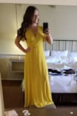 I received infinite compliments on this dress! I wore it to my best friend's wedding in Sedona, AZ. It's a perfect color to contrast the red rock. - Nicole H.