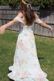 This dress was amazing for my bridal shower! It was the perfect, lightweight, spring time dress. It has straps for adjusting which is great. I got compliments all day long and can't wait to find another event to wear it to! I was concerned about the white light fabric being see through or would show underwear lines, but that wasn't the case at all!! It was the perfect amount of support and fit. Flowy beautiful boho fabric. Completely recommend! - Julie O.