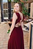 Dress fit perfectly in chest and hips but needed to be hemmed even with 3" heels! Gorgeous! Received a ton of compliments. - Rebecca A.