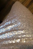 The fit was fine. Maybe a bit long. But the material was cheap looking. I expected a smooth metallic fabric but it's sequins. And like not good sequins. Don't know how to put that in words. Just zoom in on the fabric pic. - Kelly M.