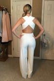 Absolutely loved this jumpsuit. I got a million compliments on it. I wore it for my Honeymoon Shower! Usually wear a medium because of my hips but it was too big so I sent back for a small and it was a PERFECT fit. Also very good quality! I'm in LOVE. I want one in every color. - Meagan P.