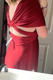I bought it for a wedding I'm in. I love the convertible top and its options. I bought the large based on my bra size, and with heels it'll be the perfect length! - Jordan M.