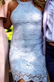 Absolutely loved this dress! It fit perfectly (e.g., length, waist). It's made of really good thick quality material too! I received so many compliments all night. - Briana G.