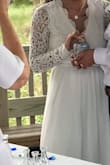 I wanted something simple but cute and this was the one. It is very comfortable. Although I did have to get the dress hemmed because it was pretty long and the shoulder brought up a bit. I never wear anything without a bra but this dress was no problem for me. Not see through and durable material. Got so many compliments. - Joclyn L.