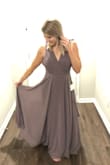 My FH rush ordered me this dress so I could try it on and then have one of my bridesmaids try it on... and man was I MORE than impressed! The dress fits perfectly on myself and my bridesmaid. The color is stunning in person and photographs really well. - Hayley D.