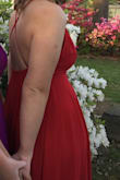 This dress is great! I've worn it in red before, but just ordered the blue for myself. Needs sticky bra or no bra! - Ryann H.