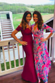 This fit perfectly in all the right places! The material has enough elasticity to stretch just how you need it to. I wore this to a Spring wedding and got SO many compliments! Highly recommend. Only complaint are the hanger strings which I had trouble tucking in and cutting low enough. - Christine R.