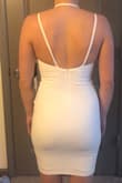 This dress is perfect! I was looking for a dress for my bachelorette party, and am soo happy I came across this dress. The halter strap gives the perfect amount of support. The quality of the dress is really great too! - Kaelin W.