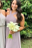 We were told to buy our own dresses in a color scheme, this one matched my price range and did the trick! - Natalie S.