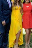 I lovedddd the color of the dress!! It was perfect for the spring wedding I was attending, HOWEVER throughout the night the top of it did stretch so I had to continue pulling it up. I got many compliments, but will say I probably could've ordered a small instead of a medium so it was tighter up top near my bust area and I wouldn't have had to worry about it all night. Never disappointed with any purchases form Lulus. - McKenzie B.