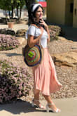 I absolutely loved this skirt! I loved it so much I even shared it on my blog and linked it back to you guys. I wore it Easter Sunday with a tote and some earrings I purchased from you guys as well. I got so many compliments. This skirt is easily a spring/summer closet staple! - Nancy A.
