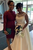This dress was comfortable and fit perfectly! I received a lot of compliments on it. I highly recommend purchasing this dress to anyone! - Dorrien F.