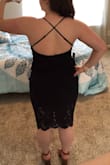 This dress is super cute!! I cannot wait to wear it to an upcoming wedding. I am short and curvy and a medium fit perfect! - Allison G.