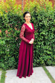 I used it at a wedding in Brazil! The dress has great quality. I was very surprised because I found it perfect for bridesmaids.
The size came according to my measurements, and I had no problems with adjustments. I just loved it! - Adriela A.