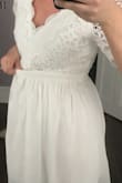 A bit big! Returned- a medium would be better. Good quality and not see through. - Nicolette M.