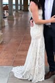 I was nervous at first to buy my wedding dress online, but didn't want to spend a ton of money on a dress! So happy with this purchase! It fits beautifully and hugs in all the right places to show of your figure! Would highly recommend! - Kristen G.