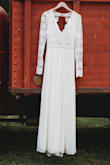 I wore this as my wedding dress. I absolutely love this dress, I ordered it because we were having a small intimate wedding and I didn't want to spend a lot. I received so many compliments on this dress. - Megan L.