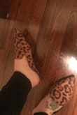 Love this shoe, comfortable for a pointed toe shoe. 2 complaints, one is sizing. I am a true size 8, I ordered an 8.5 and would be more comfortable in a size 9. Secondly, your feet will sweat like crazy in these! I've never had an issue with this in any other type of shoe or brand. I found myself taking my shoes off under my desk to let them breath so they wouldn't slip off coming up and down the stairs at my office. If you don't have the luxury of being able to briefly slip your shoes off in secret at work, this shoe is most likely not for you. I repeat, I really love the comfort, look and feel of the shoe but I did spend an excessive  amount of time in between seeing patients taking off these shoes to let my feet breath. - Cassidy G.