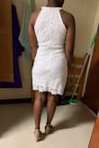 I bought three dresses to try on for graduation and this one almost won. The lace is so nice and elegant looking. The dress material is nice and came down to a good length (not too short or too long). - Hannah B.