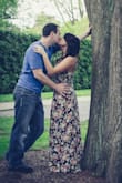 This dress is so flattering! I wore this for my engagement shoot and got so many compliments! Super comfortable! The botton does come undone sometimes, but other than that, it was everything I wanted and more! - Jacquelynn N.