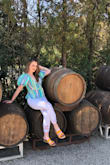 Wore this top to go wine tasting. It's the perfect top to make you stand out in photos, especially now that spring and summer are upon us. - Andrea A.