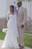 I wore this dress on my wedding day. It was perfect! The only alteration required was a quick hem. I was comfortable and relaxed and everyone loved it! - Shaana R.